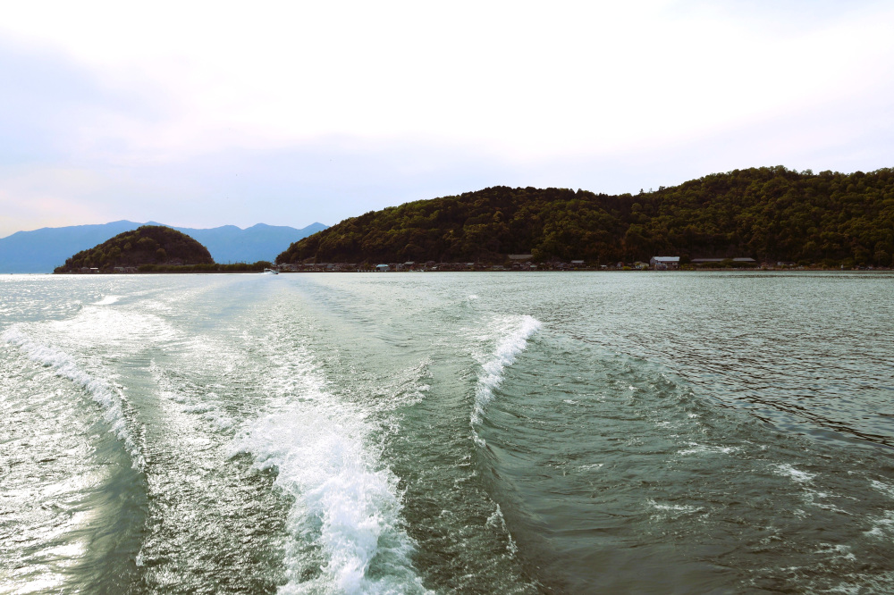 琵琶湖に浮かぶ離島　沖島でのんびり島時間