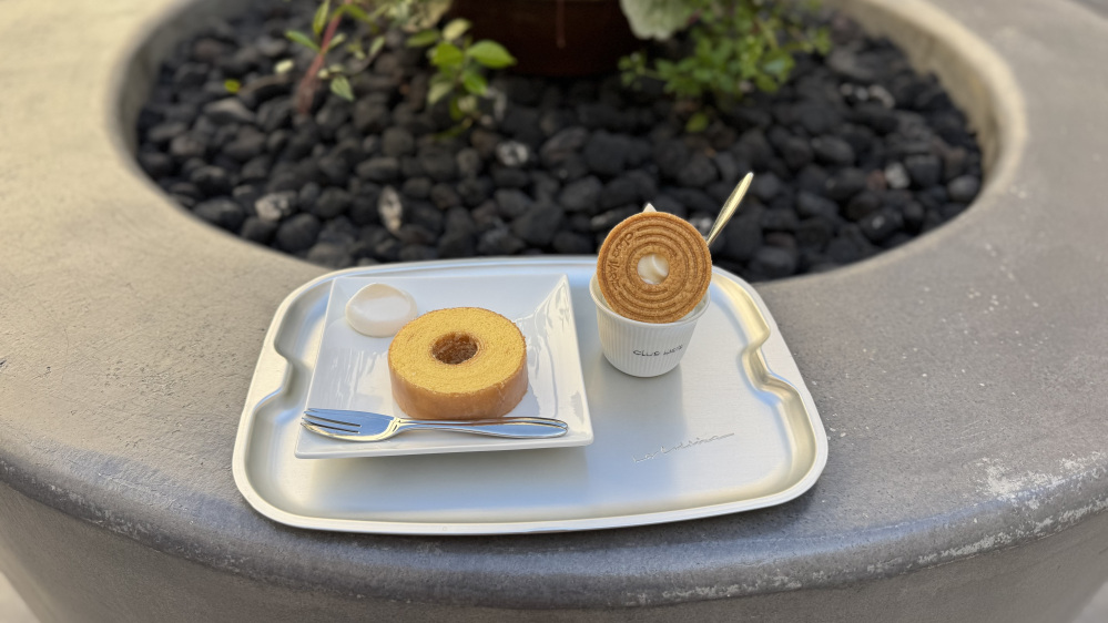 焼きたてバームクーヘンminiとバームソフト