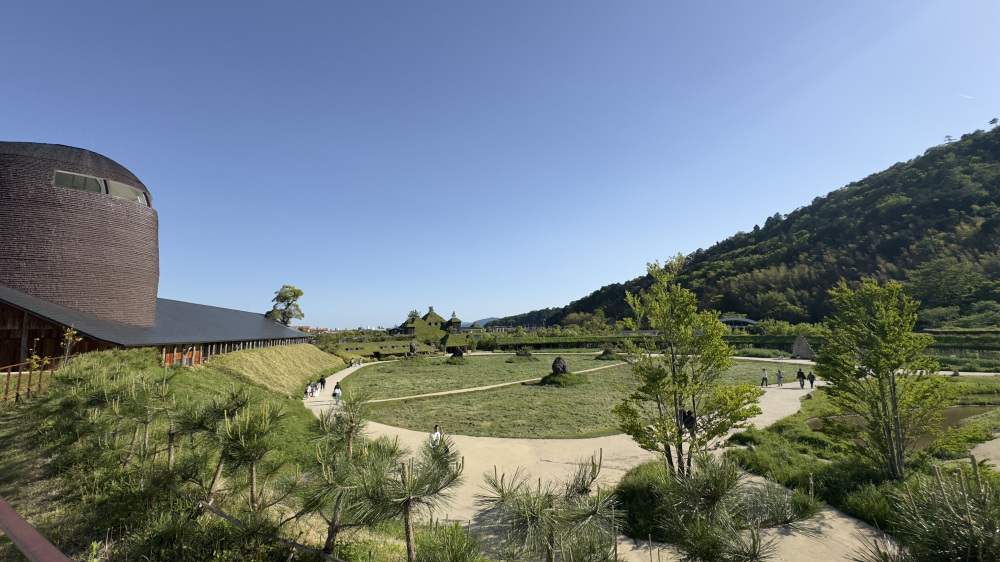テラスから一望できる風景
