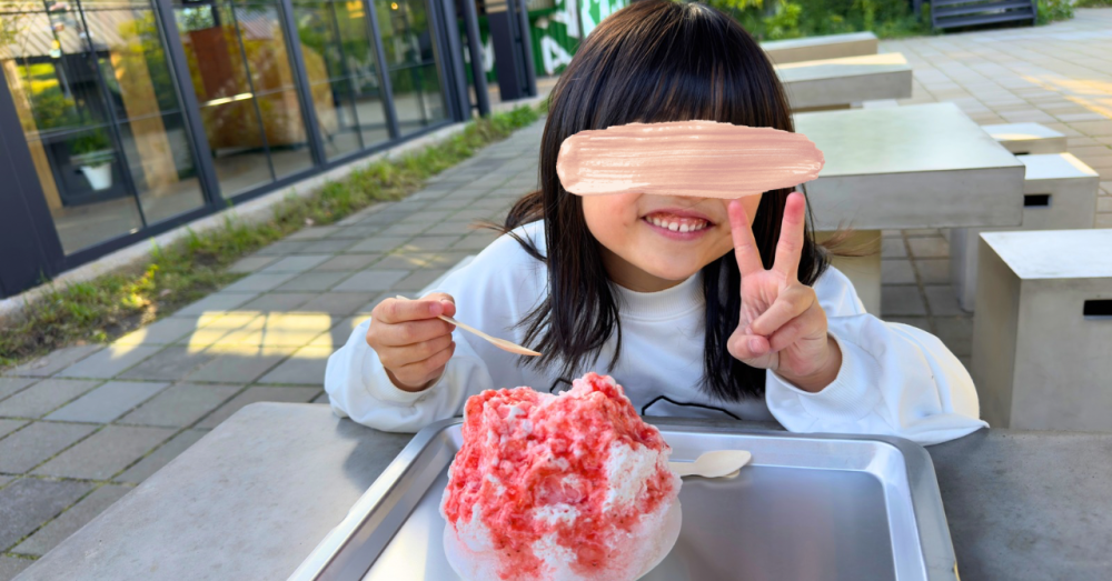 期間限定のいちごミルクかき氷
