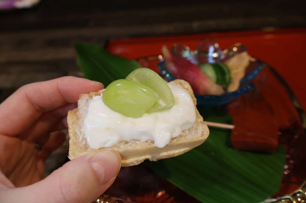 スイーツ仕立ての丁字麩（ちょうじふ）