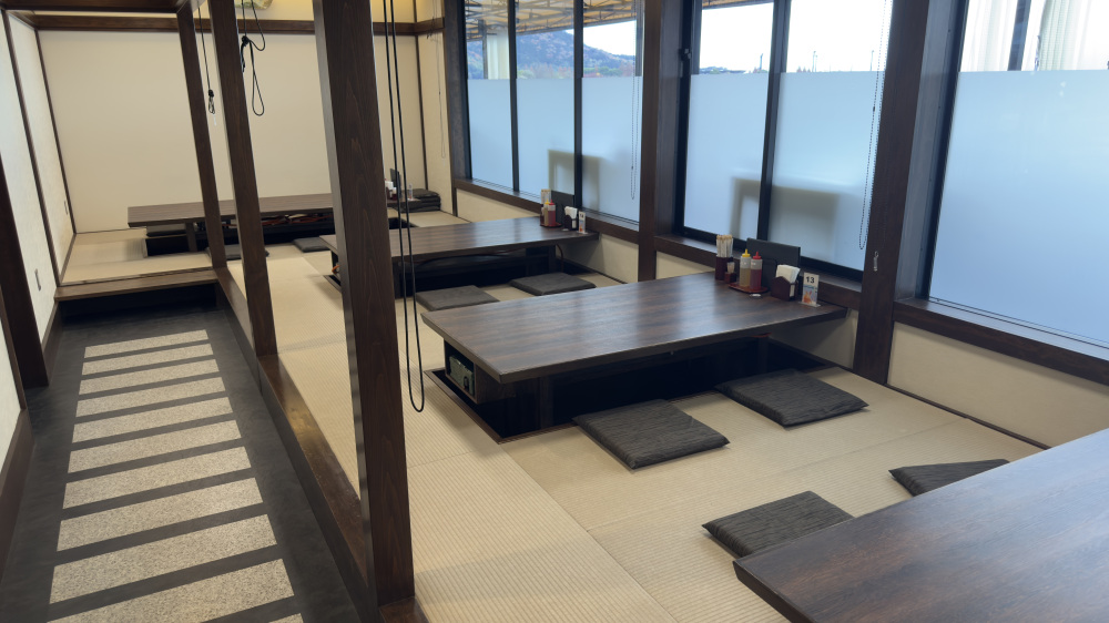 座敷もあり
