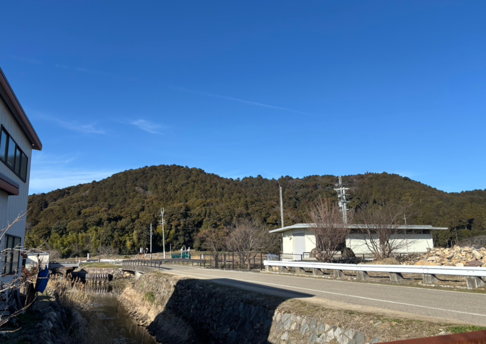 こちらが安土城のあった風景。