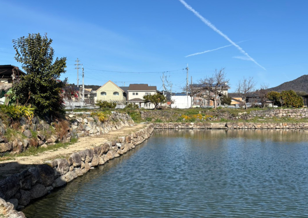 安土に残る、水の歴史の風景。