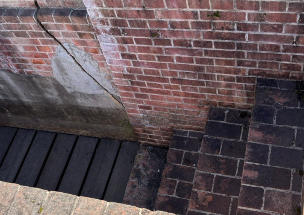 この煉瓦がたまりません…！