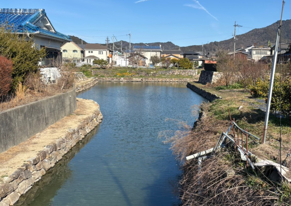 せせらぎが癒しの、安土のまち。