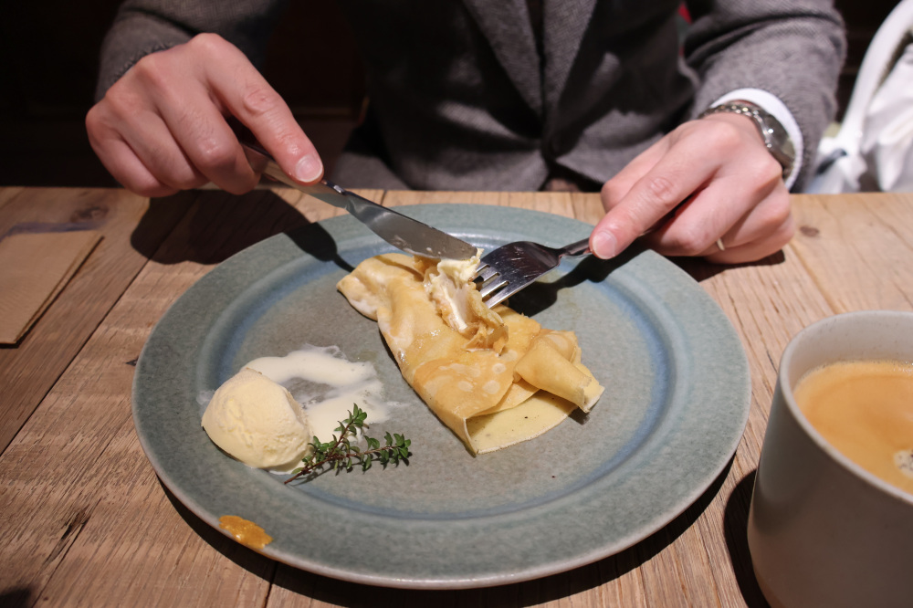 自家製もちもち食感クレープ